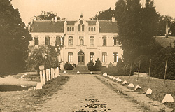Historische Aufnahme des Gutshauses Kägsdorf